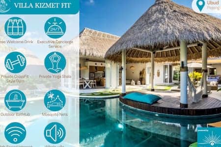 KizmetFit - 2bed Luxury Private Villa Resort Ubud 1