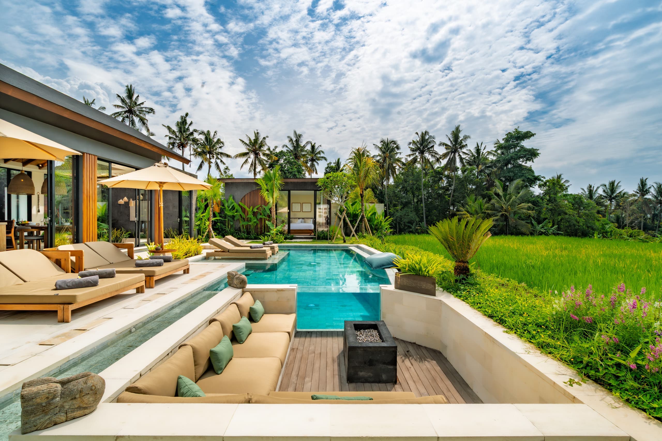 Villa Bali Ohana : 3BR Pool, Rice View & Bathtub — photo 1