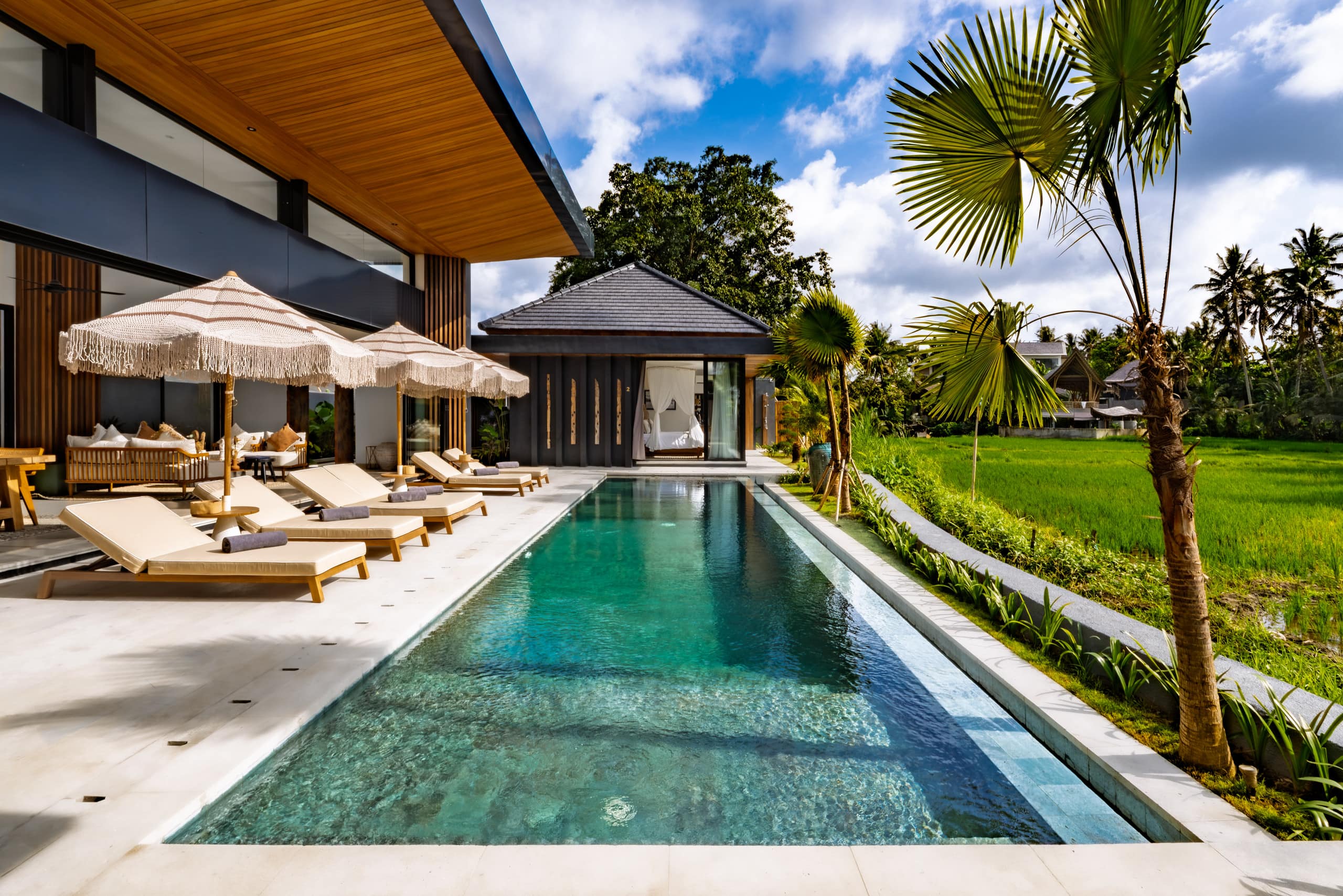 Designer Villa Facing Rice Fields & Sunset – Ubud — photo 1