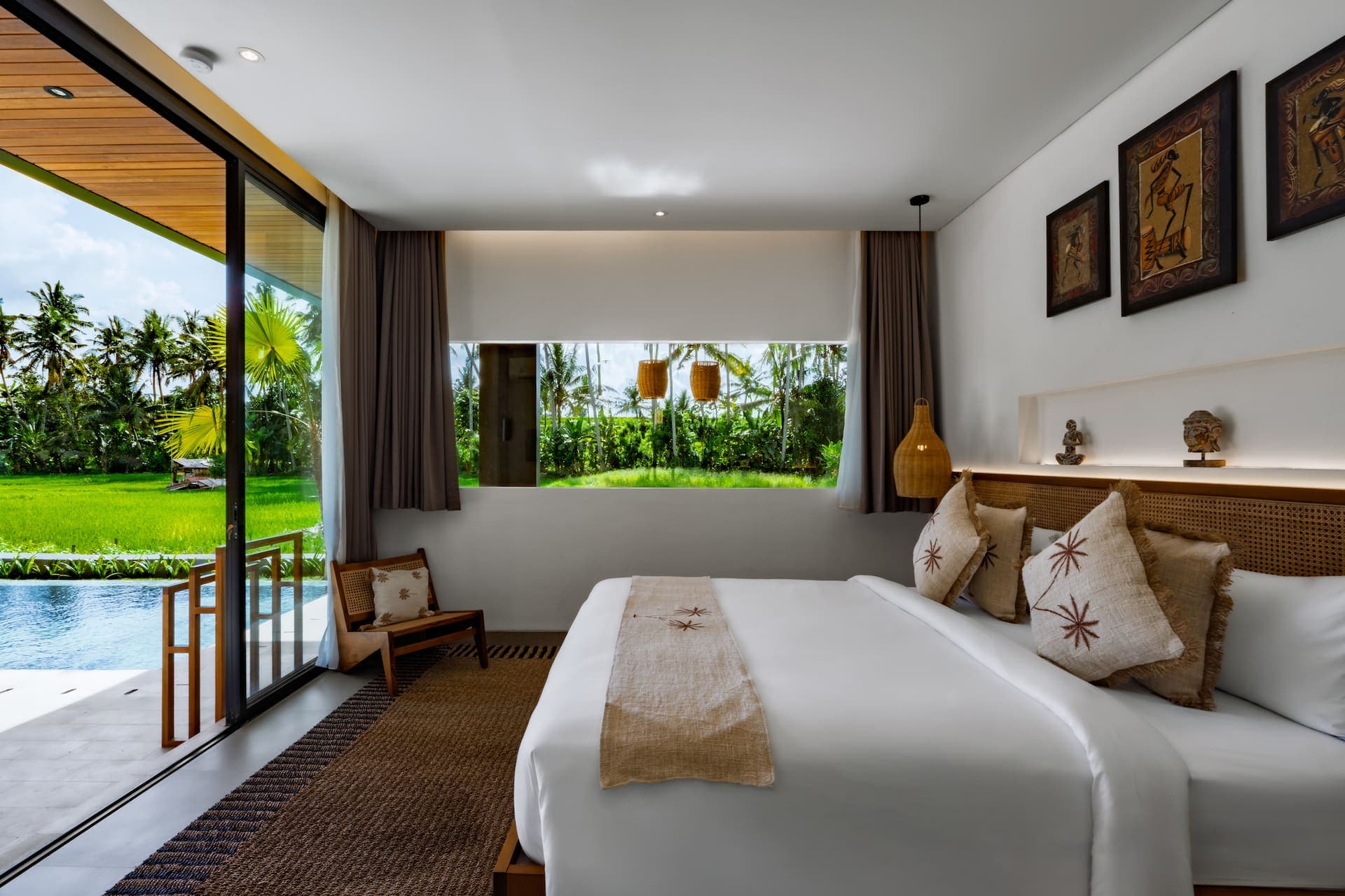 Designer Villa Facing Rice Fields & Sunset – Ubud — photo 2