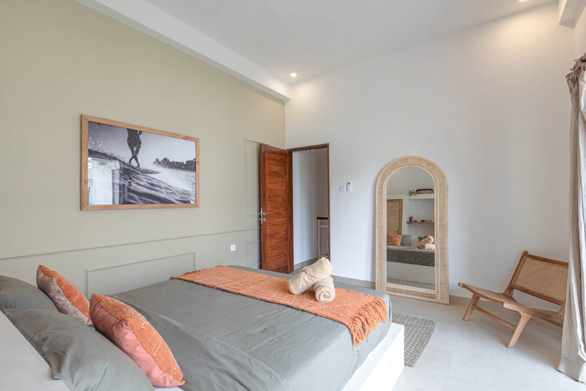 6-person Boho Villa Canggu Perenenam, Rooftop cinema, pool 12