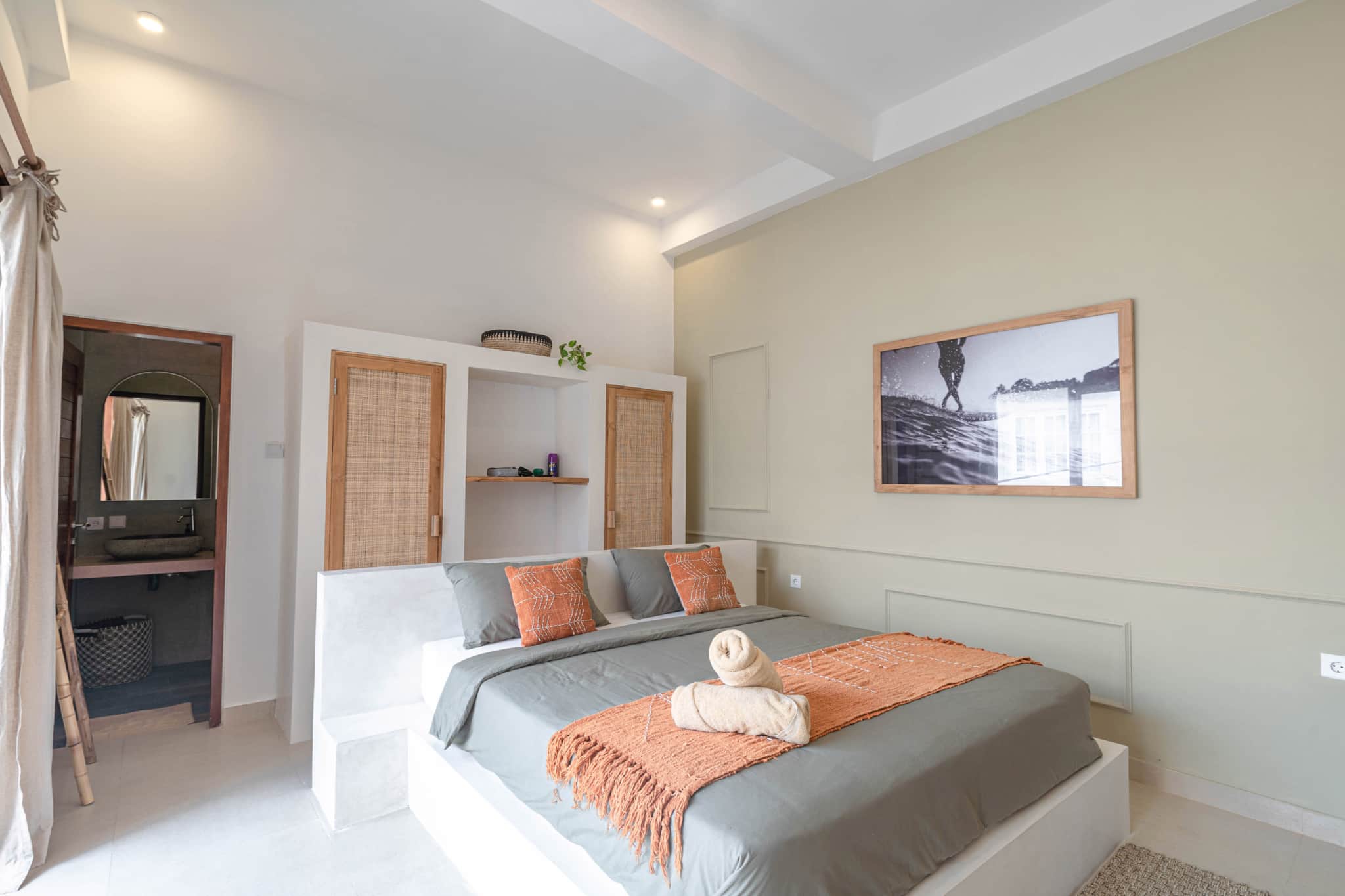 6-person Boho Villa Canggu Perenenam, Rooftop cinema, pool 13