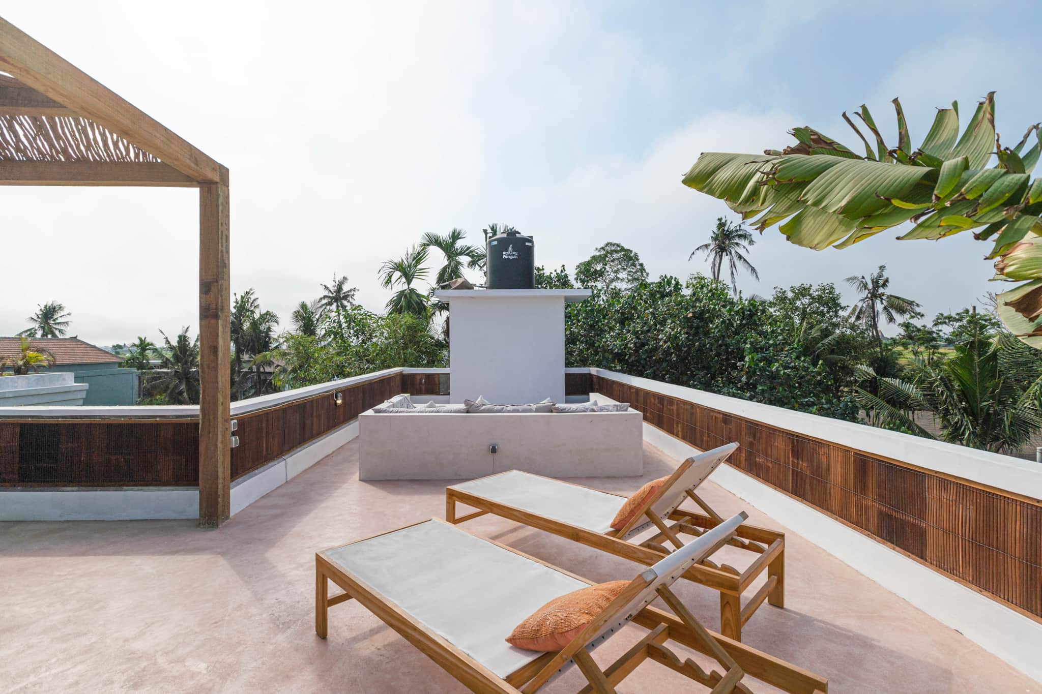 6-person Boho Villa Canggu Perenenam, Rooftop cinema, pool 39